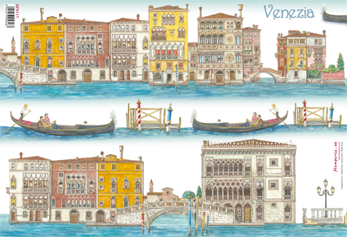 Рисовая бумага для декупажа Венеция, Италия